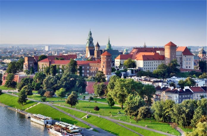 Polonia, panoramica su Cracovia